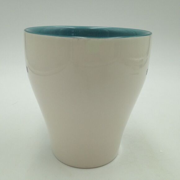 Starbucks Coffee Company Mug 13 oz White with Teal Blue Interior 2007 - Picture 2 of 7